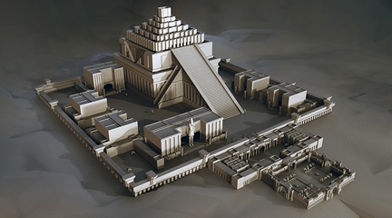 Babylon city tower 3D