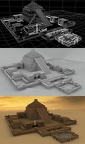 Babylon city tower 3D