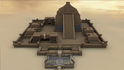 Babylon city tower 3D